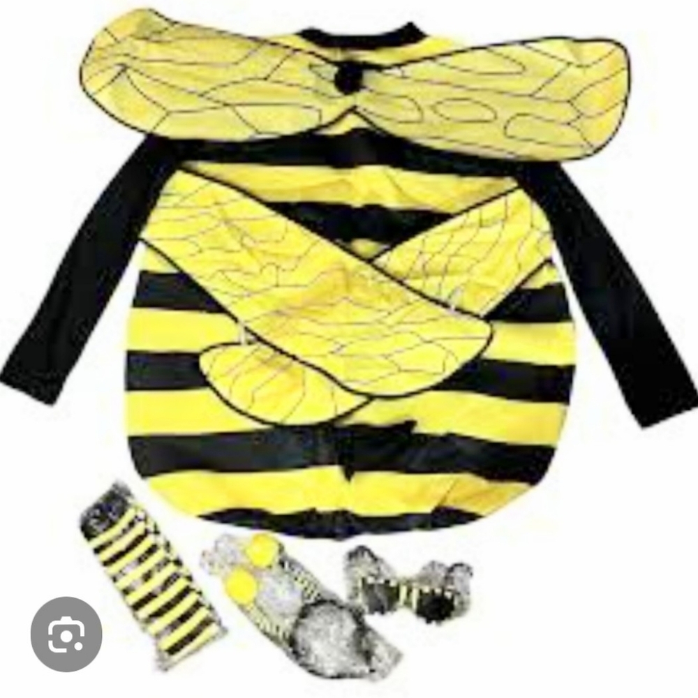 Cosplay Kids 5 Piece Yellow/Black Bumblebee Costume.